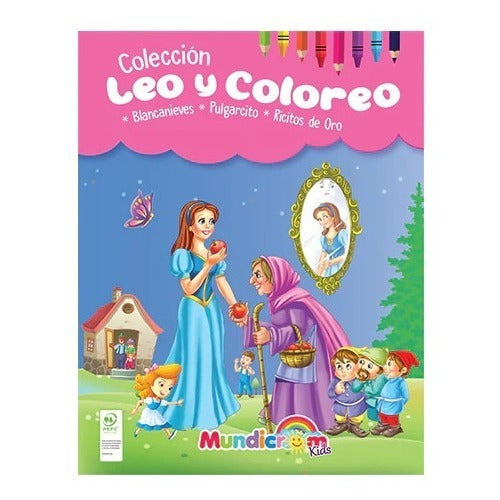 Leo Y Coloreo, Cuentos Para Pintar 3 Libros - Mundicrom