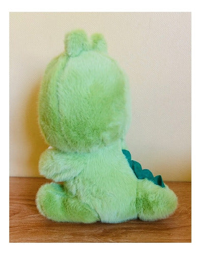 Peluche Osito Disfraz Cocodrilo Kawaii De Felpa Suave 22cm Verde