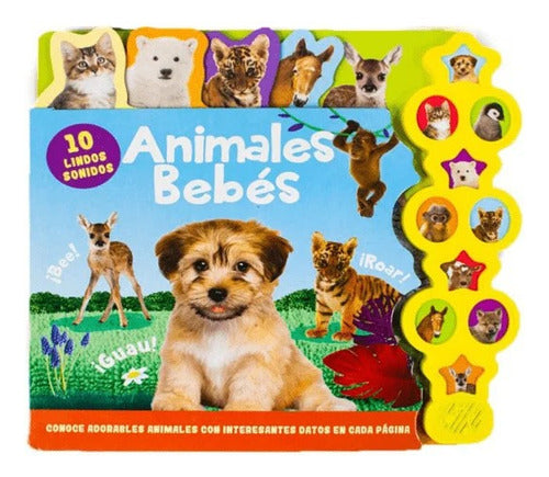 Libro Animales Bebes- 10 Sonidos/datos- Lexus Nuevo/original