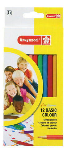 Lápices Color Largo 12un. Bruynzeel Excelente Calidad