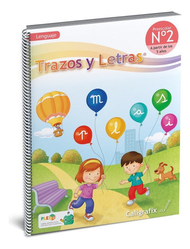 Trazos Y Letras N°2 Preescolar Lenguaje Infantil 5 Años Editorial Caligrafix
