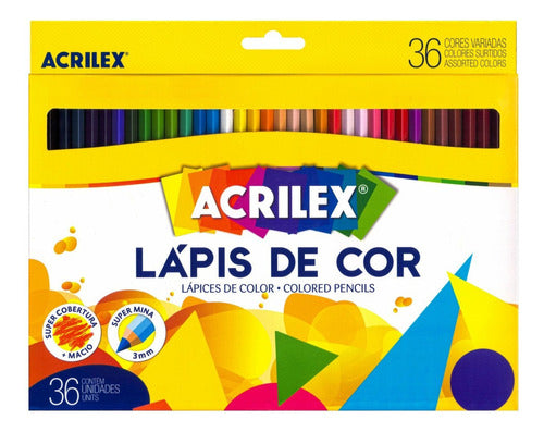 Lápices De Colores Super Mina 36 - Acrilex