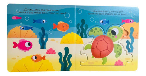 Mis Primeros Puzles: Animales Del Mar - Cuento/puzle 5 Pzas