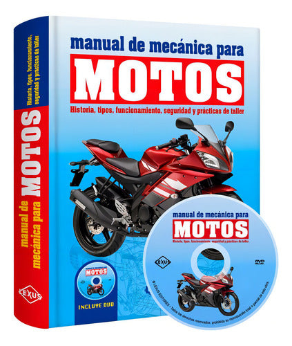 Manual De Mecánica Para Motos Tapa Dura Con Dvd Editorial Lexus
