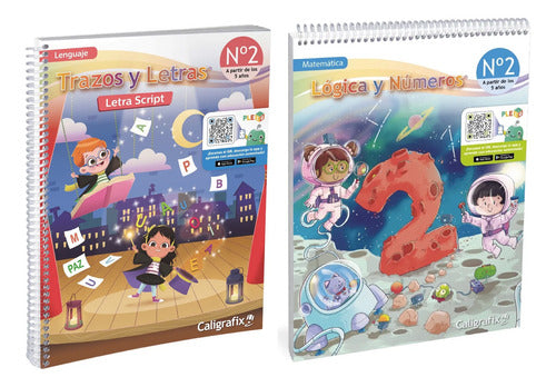 Pack Trazos Y Letras 2 Script Logica Y Numeros 2 Caligrafix