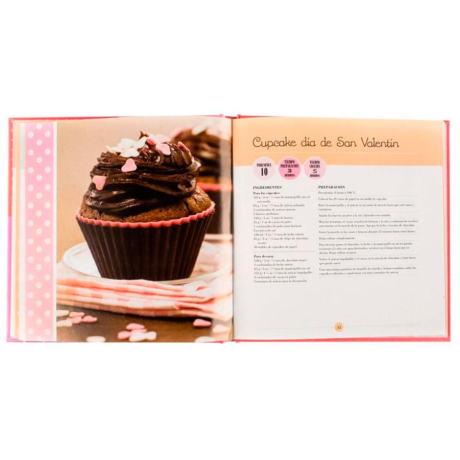 Cupcakes Libro de Recetas + Moldes