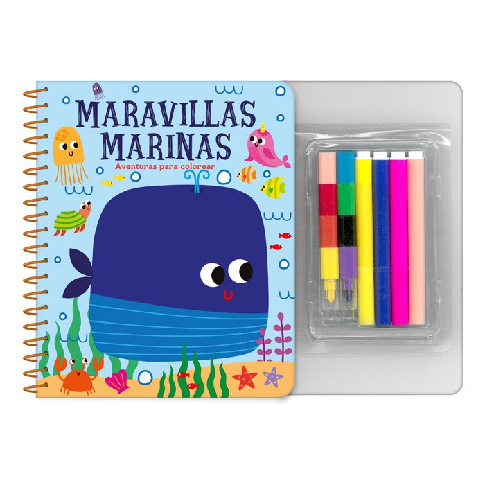 Maravillas Marinas - Aventuras para Colorear