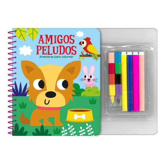 Amigos Peludos - Aventuras para Colorear