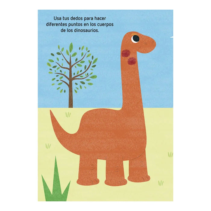 Dinosaurios – Pinta con huellas