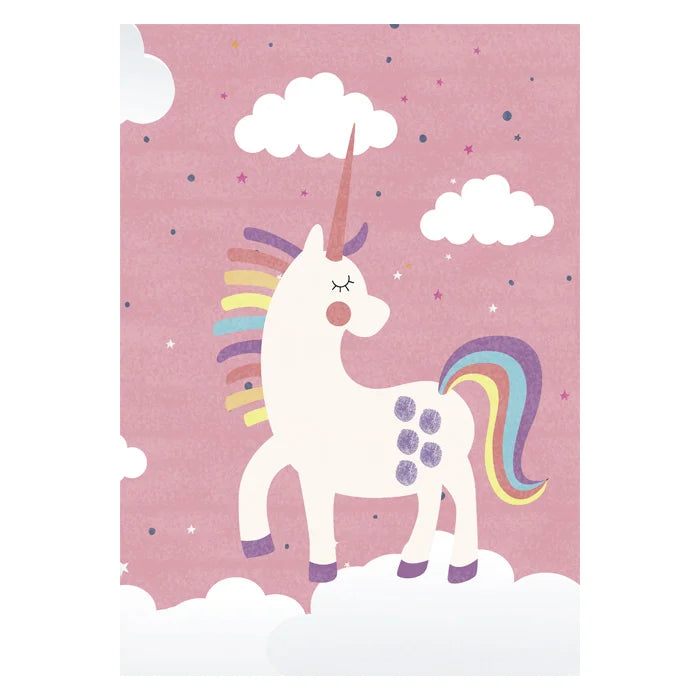 Unicornios – Pinta con huellas