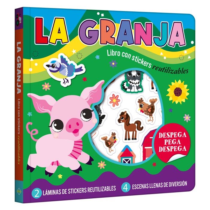 La Granja - Libro con Stickers Reutilizables