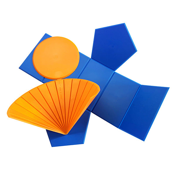 Cuerpos Geométricos Con Redes Plegables 2d/3d