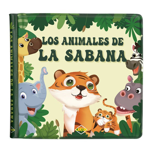 Los Animales de la Sabana - Libro para el Baño