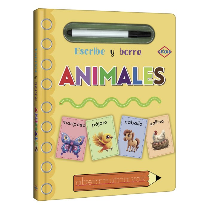 Escribe y Borra Animales