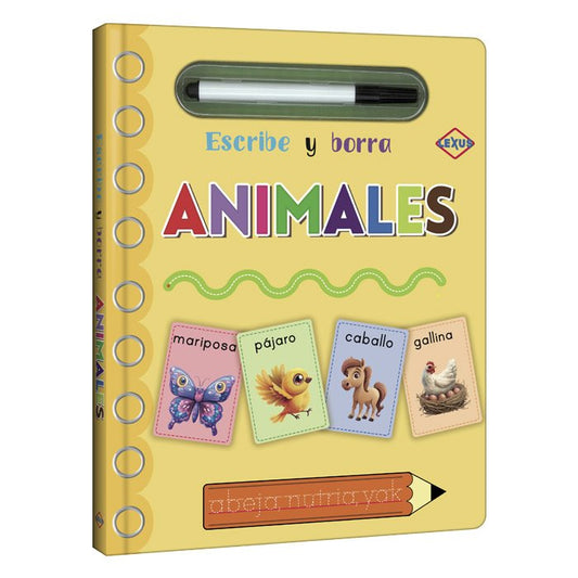 Escribe y Borra Animales