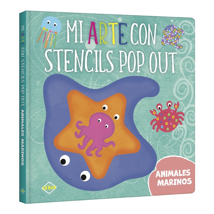 Mi Arte con Stencils Pop Out – Animales Marinos