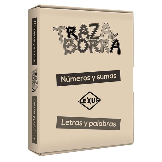 Traza y Borra Letras y Palabras - Números y Sumas