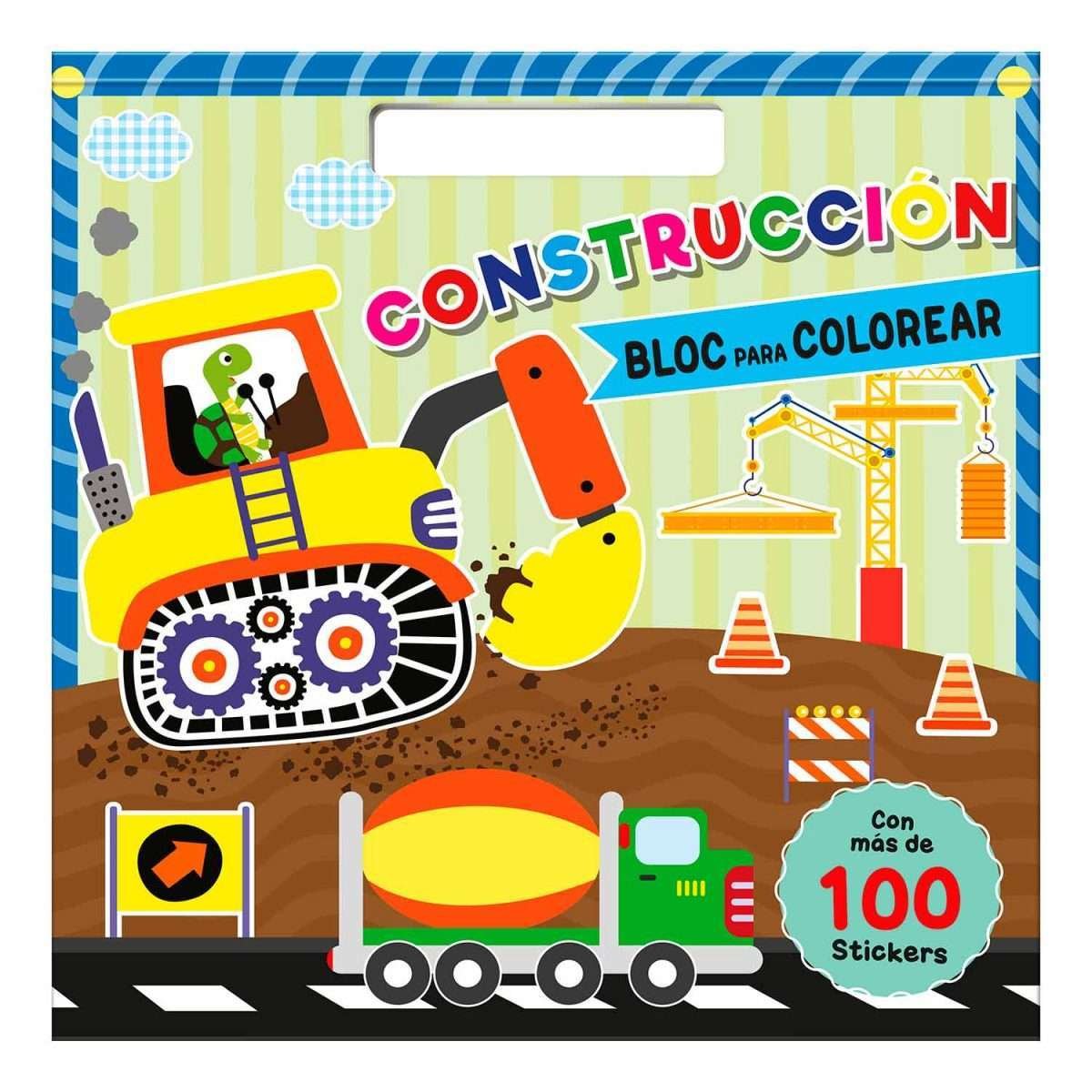 Construcción Bloc para Colorear