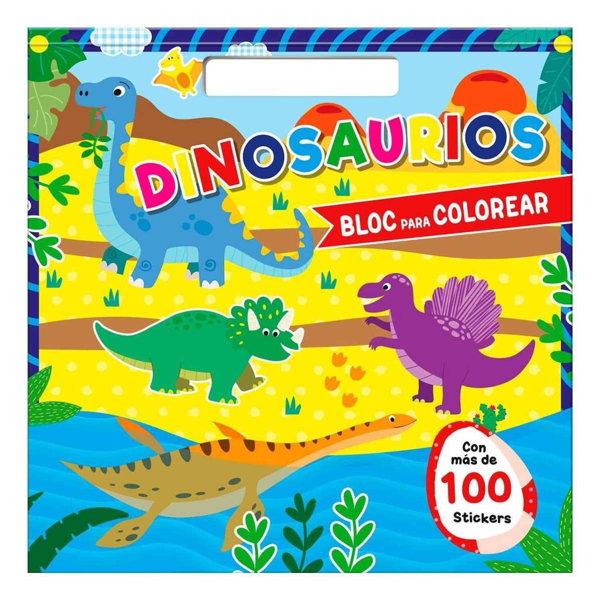 Dinosaurios Bloc para Colorear