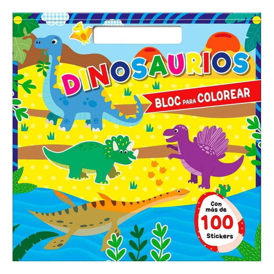 Dinosaurios Bloc para Colorear