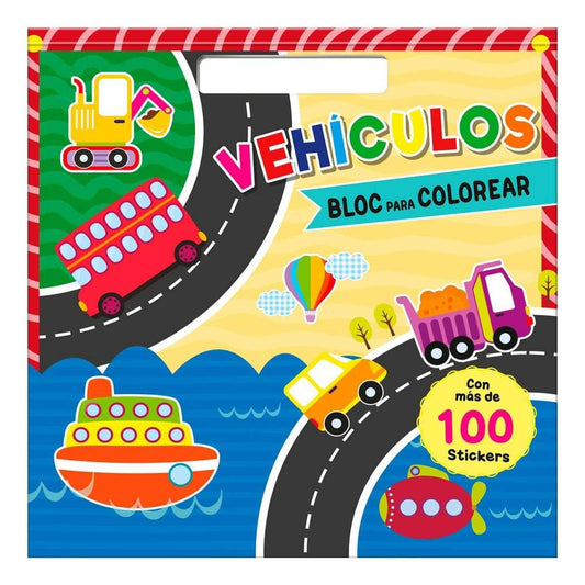 Vehículos Bloc para Colorear