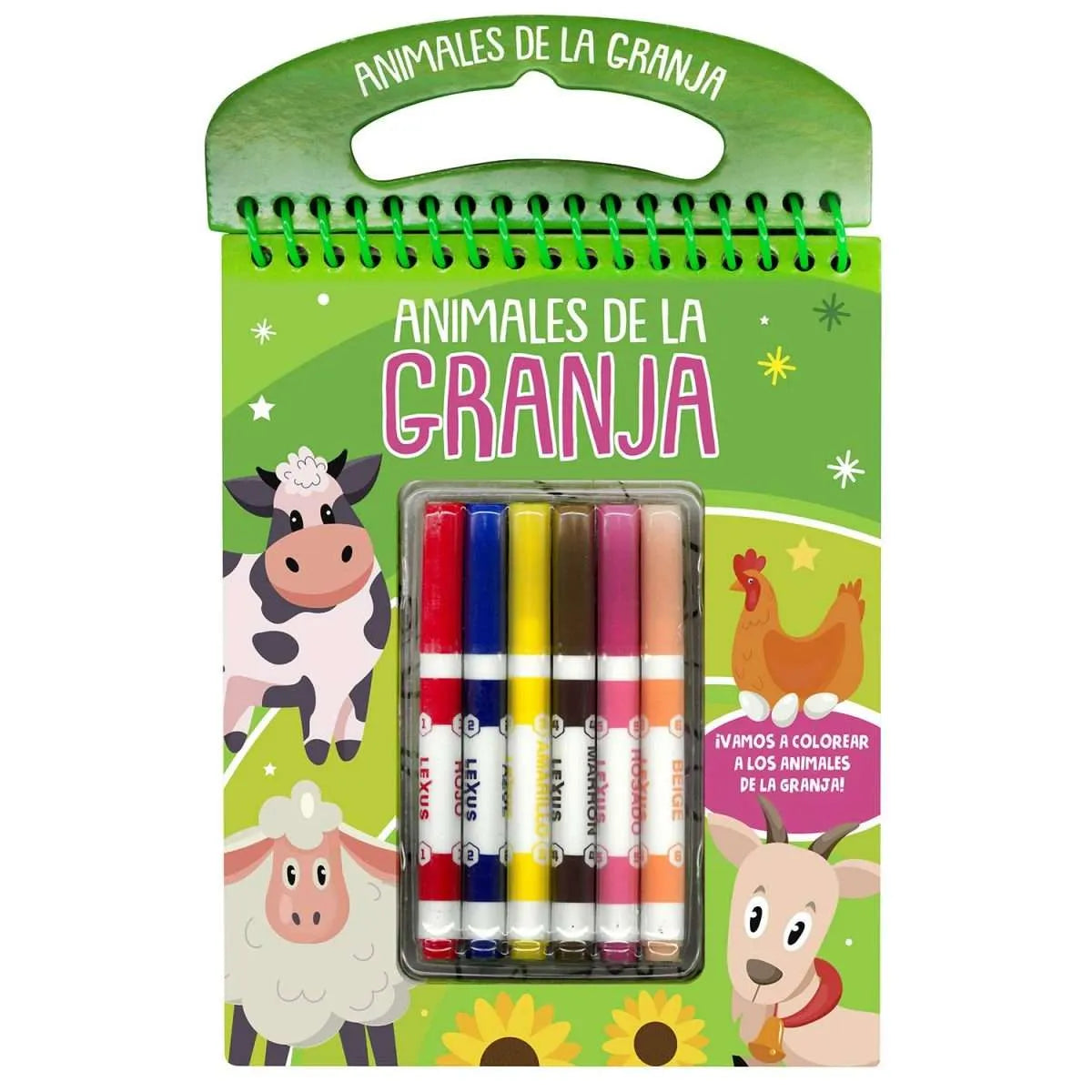 Animales de la Granja, Vamos a Colorear