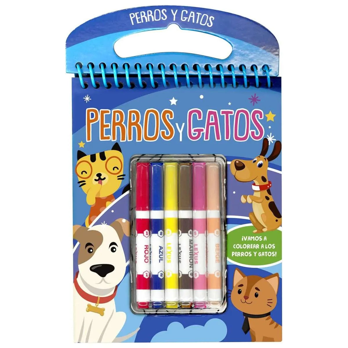 Perros y Gatos, Vamos a Colorear