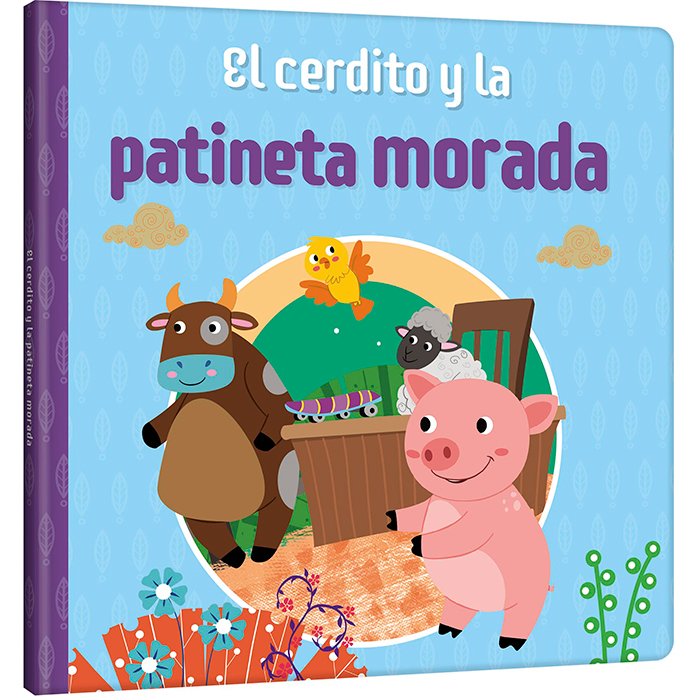 El Cerdito y la Patineta Morada