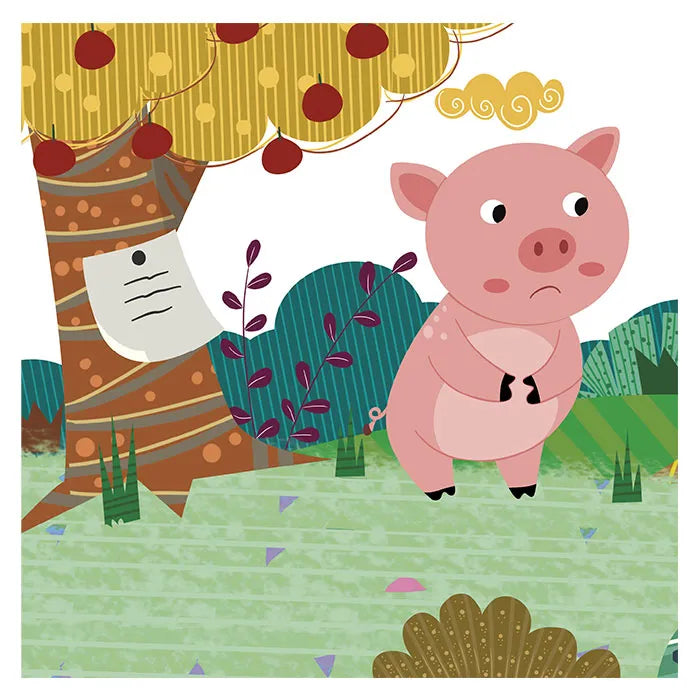 El Cerdito y la Patineta Morada