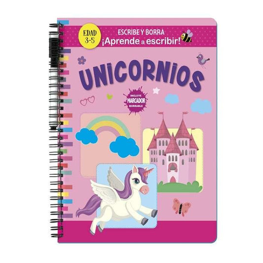 Escribe y Borra - Unicornios