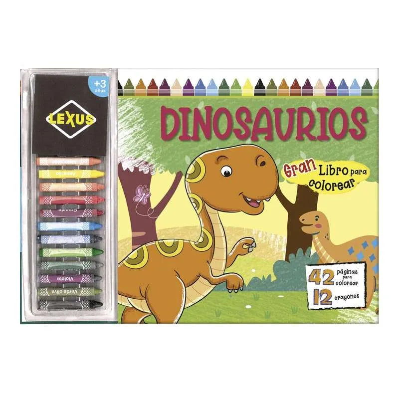 Dinosaurios: Gran Libro Para Colorear