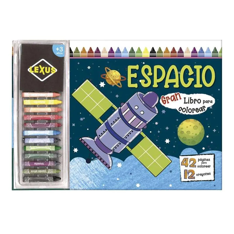 Espacio: Gran Libro Para Colorear