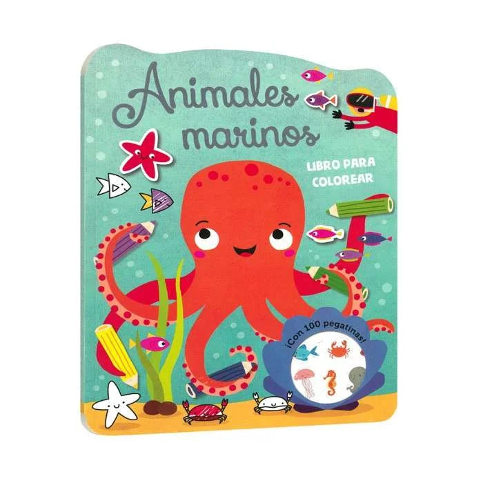 Animales Marinos - Libro para Colorear