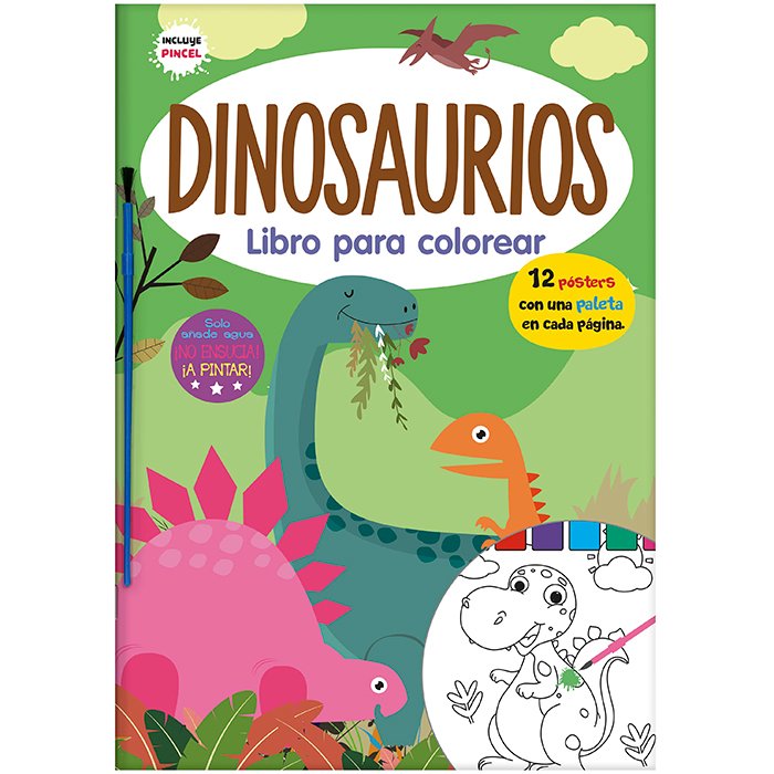 Dinosaurios: Libro para Colorear