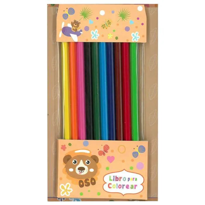 Set de Libros para Colorear Oso