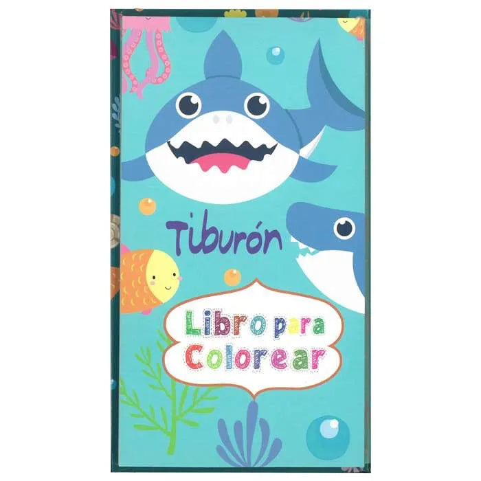 Set de Libros para Colorear Tiburón