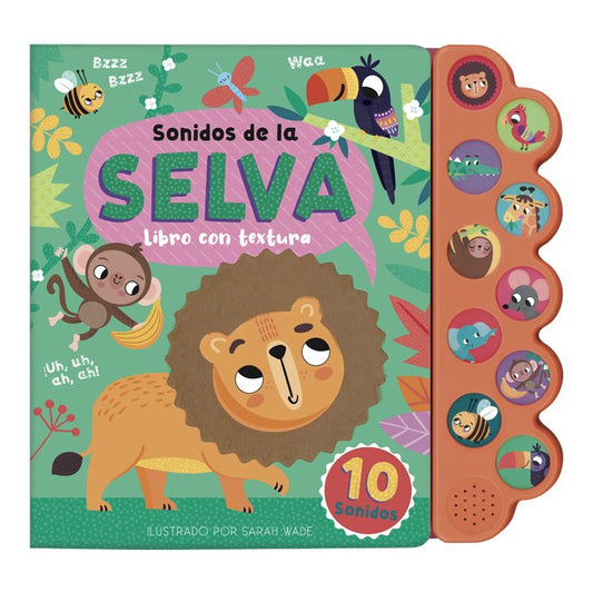 Libro con Textura – Sonidos de La Selva