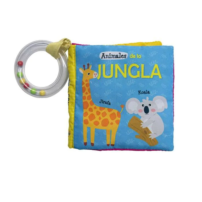 Animales de la Jungla: Didácticos para Bebés – Libros Blanditos