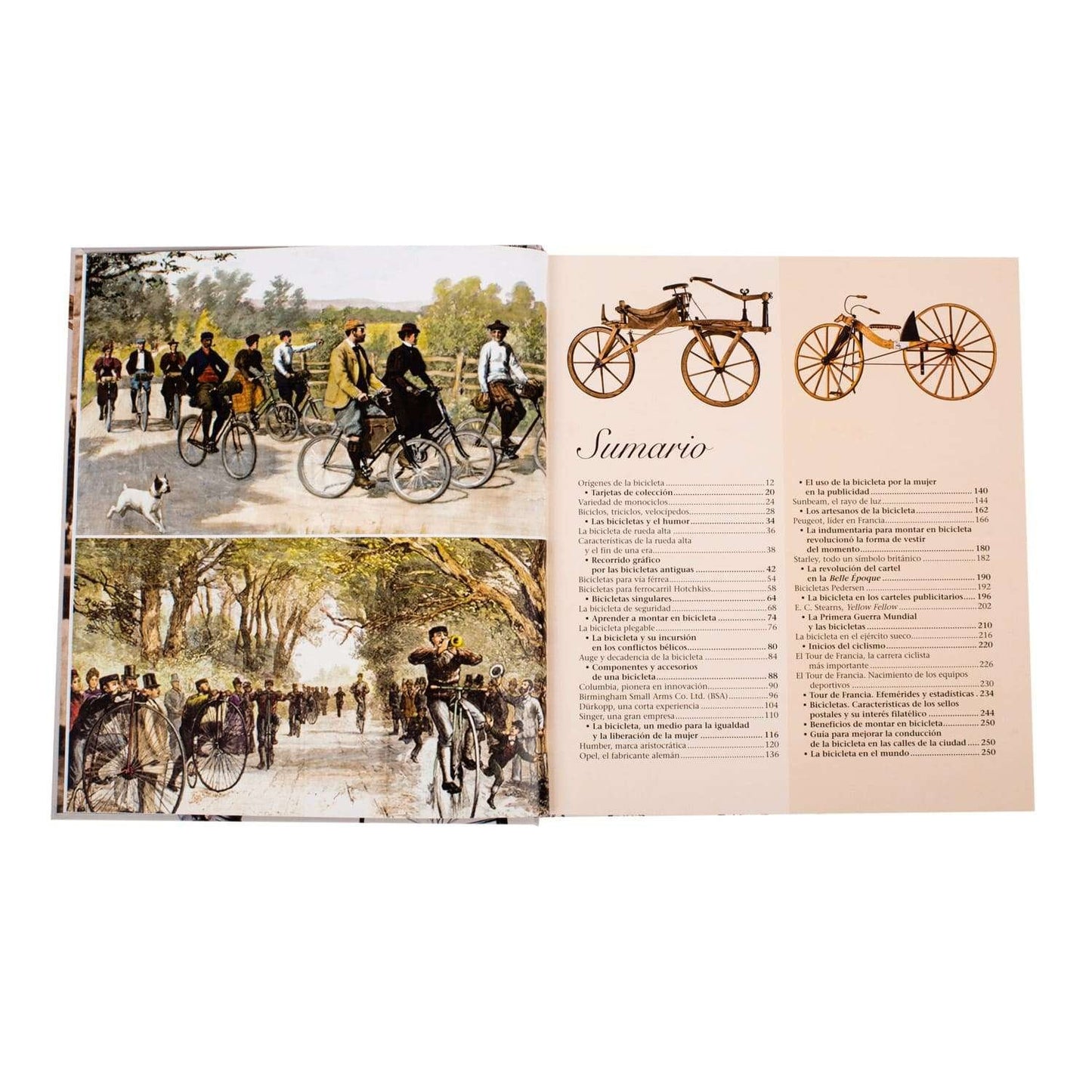 Atlas Ilustrado Bicicletas Muy Antiguas