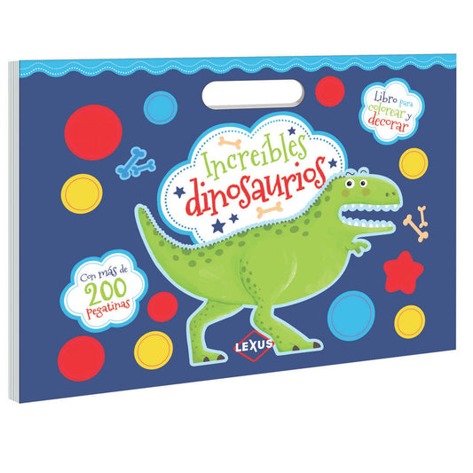 Increíbles Dinosaurios - Libro para Colorear y Decorar