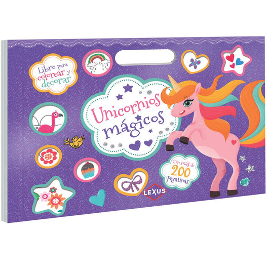 Unicornios Mágicos - Libro para Colorear y Decorar