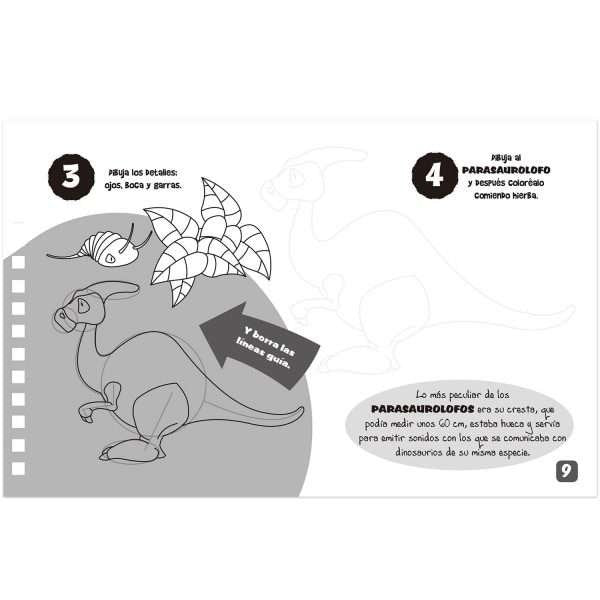 Dibujo Paso A Paso: Dinosaurios