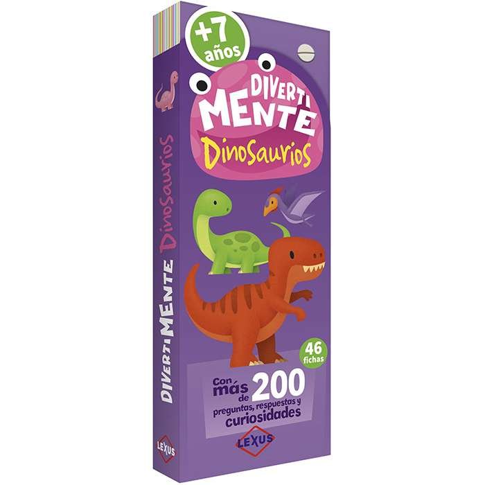 Libro Abanico Diverti Mente Dinosaurios