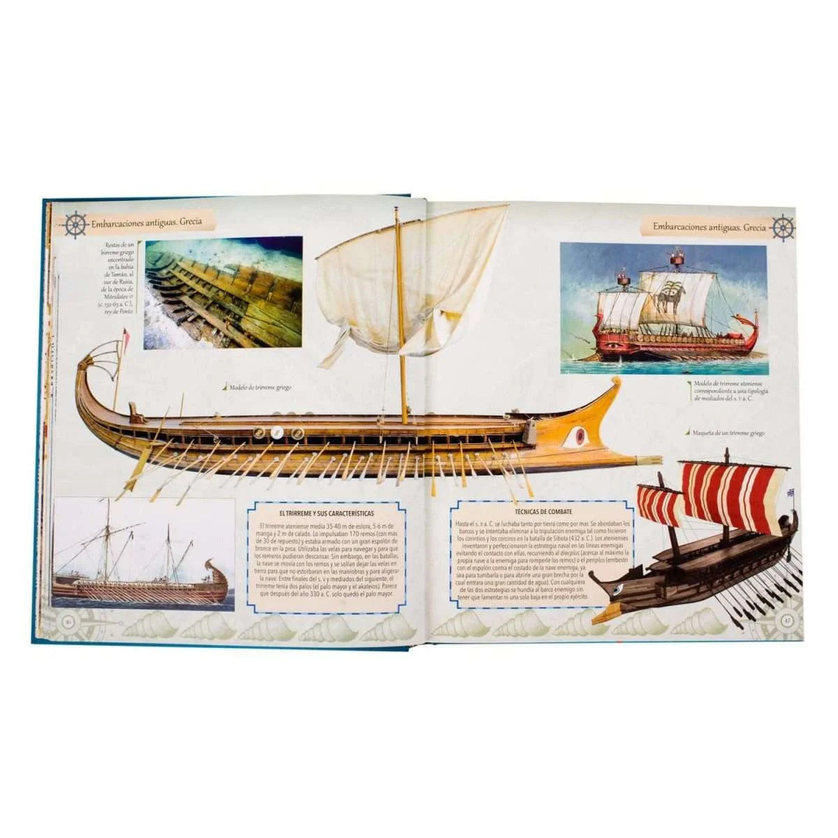 Atlas Ilustrado Embarcaciones muy Antiguas