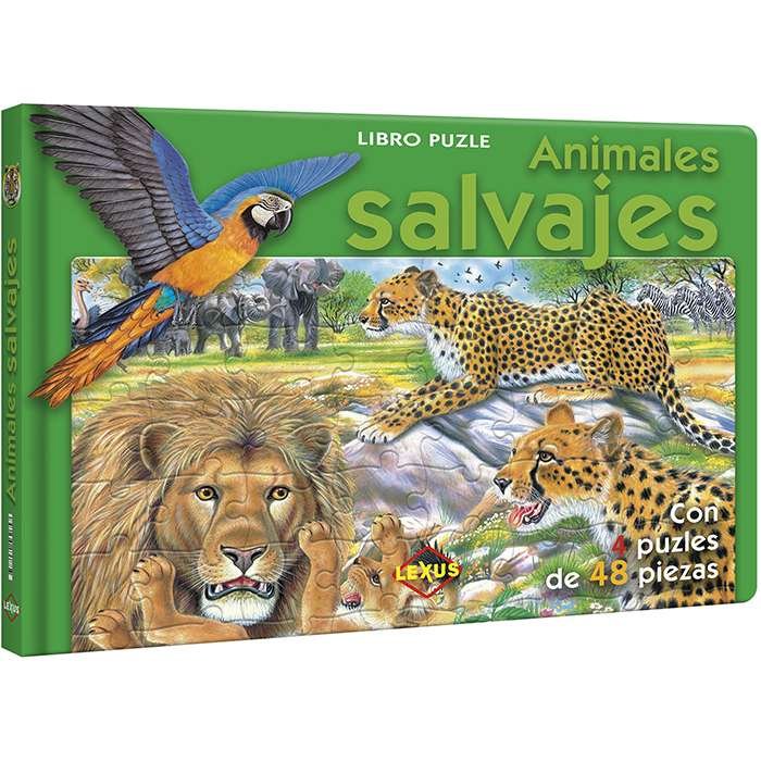 Animales Salvajes - Libro Puzle