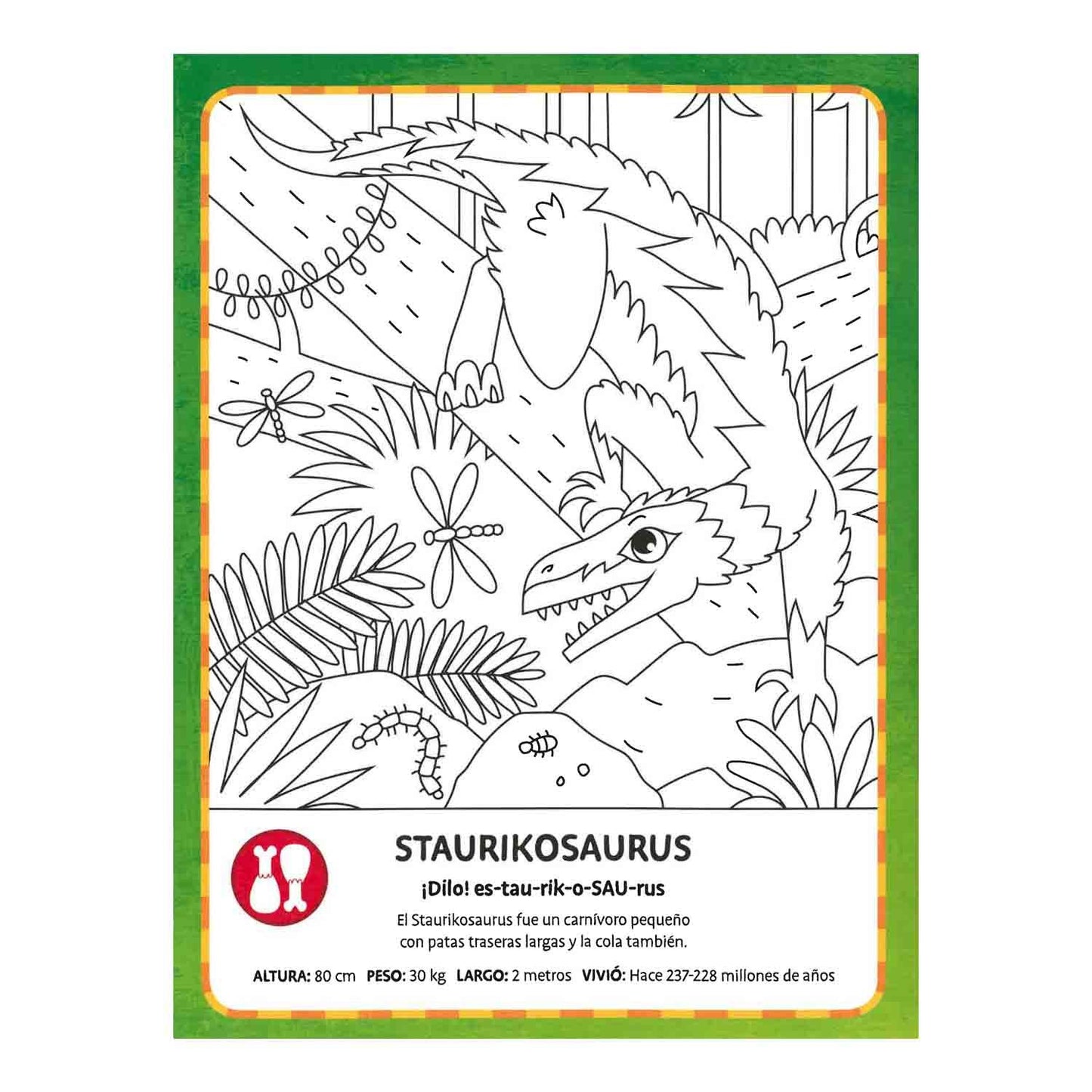 Agua Mágica, Coloreando Dinosaurios