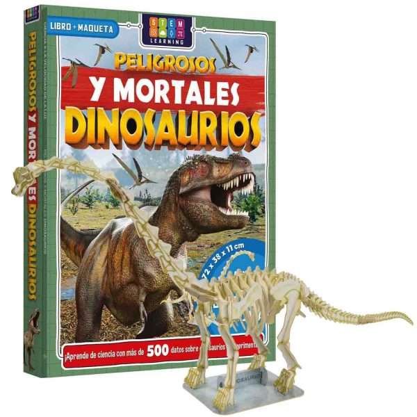 Peligrosos y Mortales Dinosaurios + Maqueta