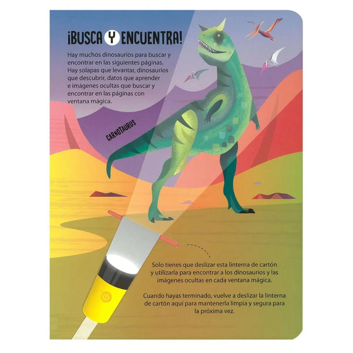 Dinosaurios Busca y Encuentra Linterna