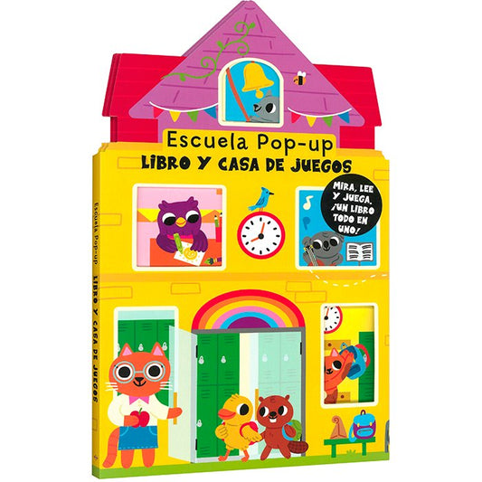 Escuela Pop-Up - Libro y Casa de Juegos