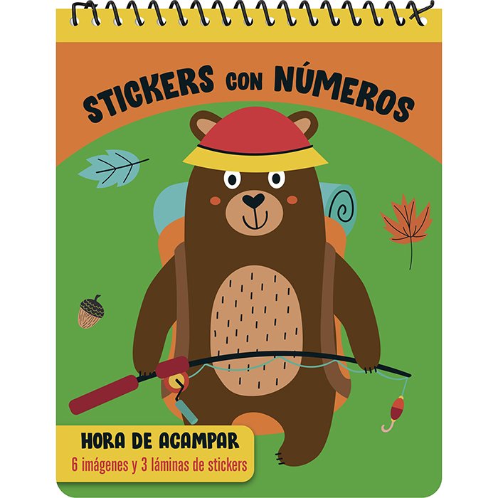 Hora de Acampar - Stickers con Números